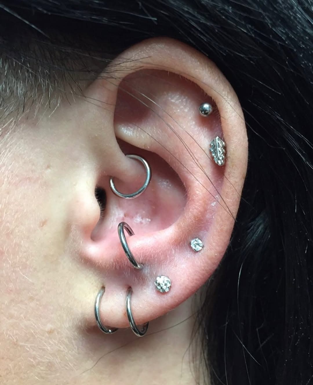 Piercing — Orange 'n Black